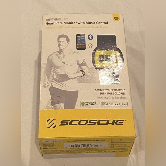 New Scosche RhythmPulse Heart Rate Monitor with Music Control RTHMA1.5 Yellow - Picture 3 of 14